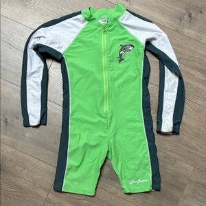Sun Busters Dolphin One-Piece Swim Suit